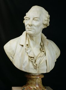 Popiersie George Louis Leclerc (1707-88) Hrabia Buffon, 1773 (marmur)